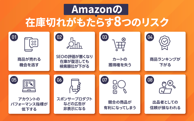 Amazonの在庫切れがもたらす8つのリスク